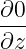 ∂0
---
∂z