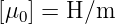 [μ0] = H/m
