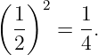 (  )
  1- 2   1-
  2    = 4 .
