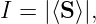 I = |⟨S⟩|,
