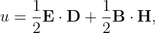 u = 1-E ⋅ D + 1B  ⋅ H,
    2         2
