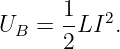       1-  2
UB =  2LI  .
