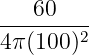 ---60----
4π(100)2