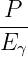 P
---
E γ
