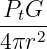 PtG
----2
4πr