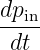 dpin
dt