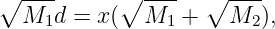 ∘  ----     ∘ ----  ∘ ----
   M1d =  x(  M1  +   M2 ),
                                                                                         
                                                                                         
