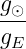 g⊙-
gE