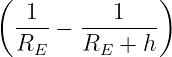 ( 1 1 )
---− --------
RE RE + h