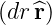 (dr^r)