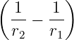 (        )
  1- − -1
  r2   r1
