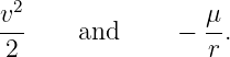 v2-               μ-
2     and      −  r.
