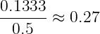 0.1333-≈ 0.27
  0.5
