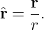      r-
ˆr = r.
