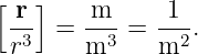 [ r]    m      1
 -3  =  -3-=  --2.
 r      m     m
