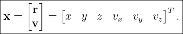 |----[-]---------------------------|
x =   r  =  [x   y  z  v   v   v ]T .
|     v                x   y   z   |
------------------------------------
