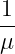 1-
μ