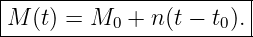 |-----------------------|
M  (t) = M   + n(t − t ). |
----------0----------0---

