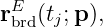  E
rbrd(tj;p),
