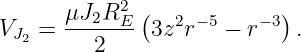       μJ2R2E- (  2 −5    −3)
VJ2 =    2     3z r   − r   .
