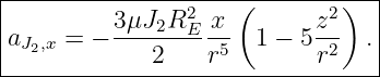 |--------------------(--------)--|
|         3μJ2R2E x         z2   |
|aJ2,x = − ---------5  1 − 5 -2- .|
-------------2----r---------r-----
