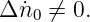 Δ ˙n0 ⁄= 0.

