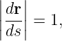 |   |
|dr |
||---|| = 1,
 ds
