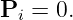 Pi = 0.
