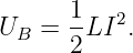       1   2
UB =  2LI  .
