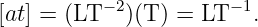 [at] = (LT −2)(T ) = LT − 1.
