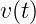 v(t)  