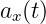 ax(t)  