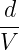d-
V