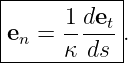 |-----------|
|e  =  1det-.
--n----κ-ds-|
