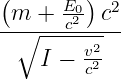 (       )
-m-+--Ec02-c2-
 ∘  ----v2-
    I − c2
