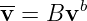 v-=  Bvb

