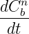 dCnb
-dt--
