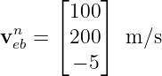       ⌊    ⌋
       100
vneb = ⌈200 ⌉ m ∕s
        − 5
