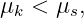 μk < μs,
