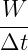 W
---
Δt