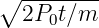   --------
∘ 2P t∕m
    0