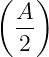 (   )
  A-
   2
