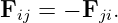 Fij = − Fji.
