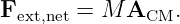 Fext,net = M ACM.
