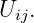 Uij.
