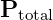 Ptotal
