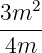 3m2-
4m