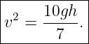 |-----------|
v2 = 10gh-. |
-------7-----
