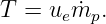 T  = uem˙p.
