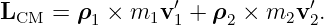 LCM  = ρ1 × m1v  ′1 + ρ2 × m2v ′2.
